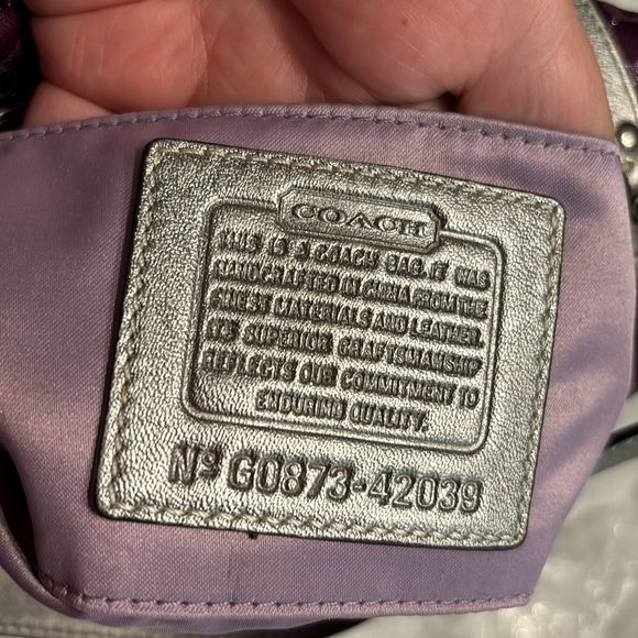 FINAL PRICE 🔥Coach mini bag  very pretty purple 🟣 - Picture 7 of 10